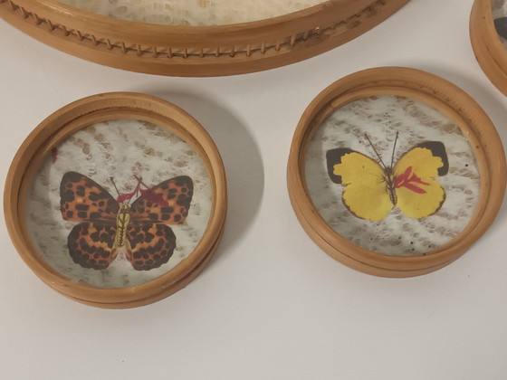 Set de Plateau Vintage avec Papillons – Accessoires de table, Plastic, Wood (photo 4 of 8)
