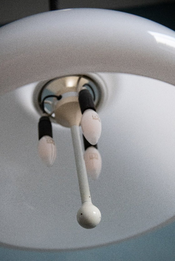Saliscendi Hängelampe von Elio Martinelli für Martinelli Luce – Pendelleuchten, Plastic, Metal (photo 5 of 9)