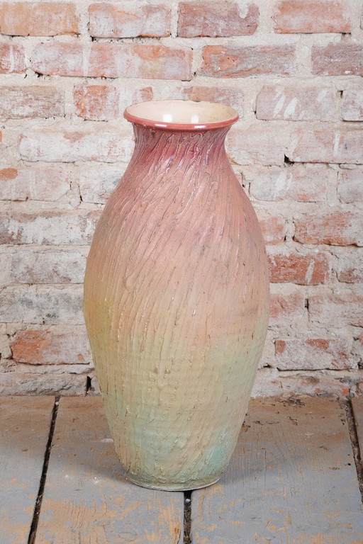 Original Mid-Century Vase, Ceramic, Well-Preserved Condition, Czech, 1940s – vazen (photo 2 of 9)