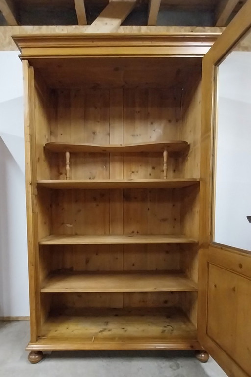 Old single-door china cabinet