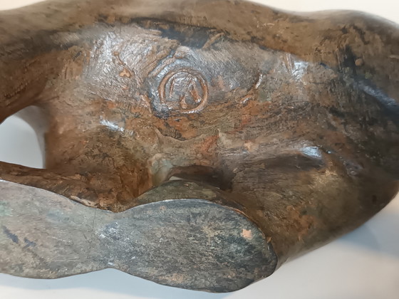 Image 1 of Orso polare in bronzo Pierre Chenet