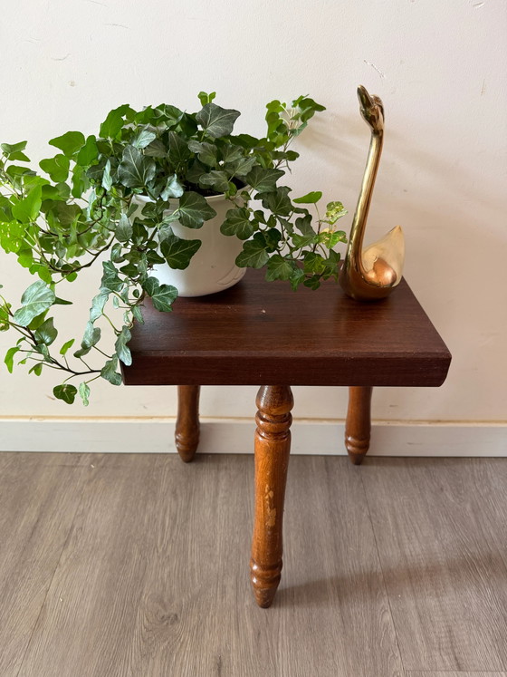 Super cute vintage plant stand – Plant table, Wood (photo 3 of 8)