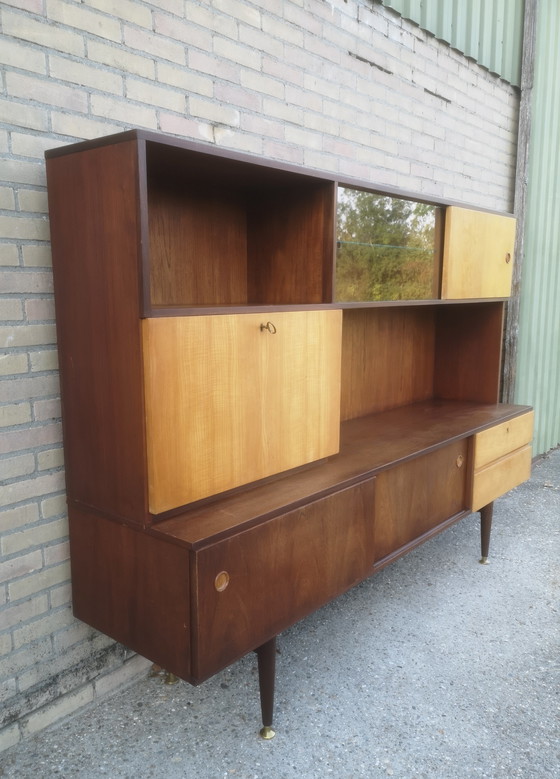 Image 1 of vintage mid-century highboard sideboard '60s