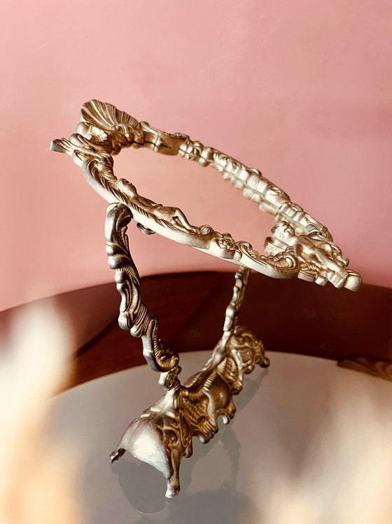 Image 1 of Unico! Specchio da toeletta in stile Ricoco italiano.