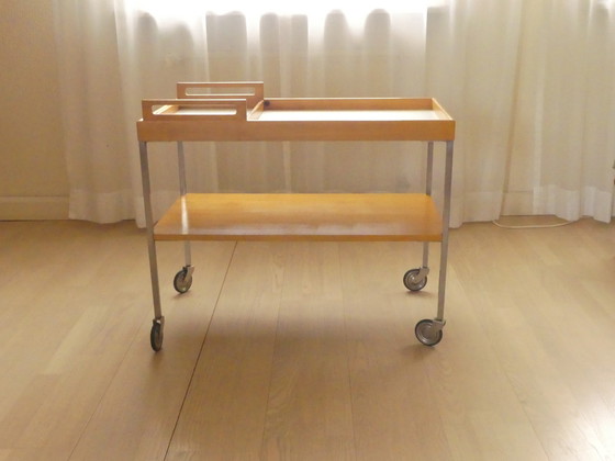 Image 1 of Wilhelm Renz serving trolley Walter Wirz trolley with tray