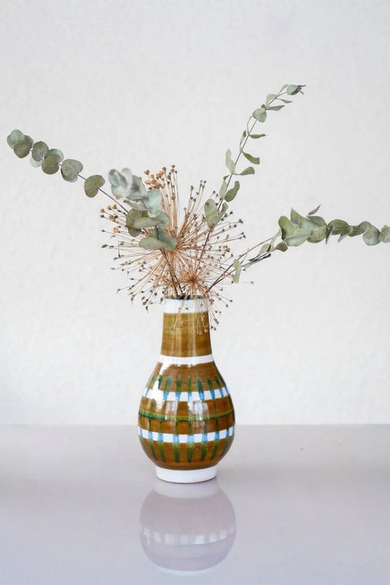 Image 1 of Faenza vase by Ingrid Atterberg for Upsala Ekeby, Sweden, 1960