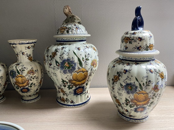 Grote verzameling Delfts aardewerk, delfts blauw, Decoratie, Keramiek, Blauw (foto 4 van 15)