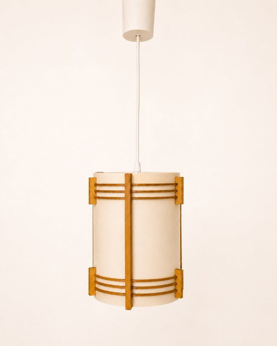 Image 1 of Vintage Cocoon pendant lamp, Mid Century 1960s, Ellysett