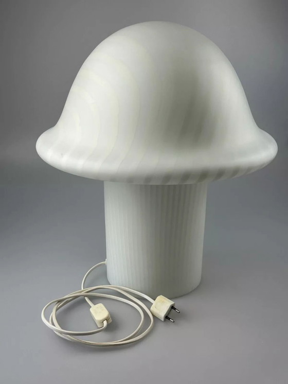 Image 1 of XL 60's 70's Peill & Putzler Germany Lampe de table Mushroom verre Space Age