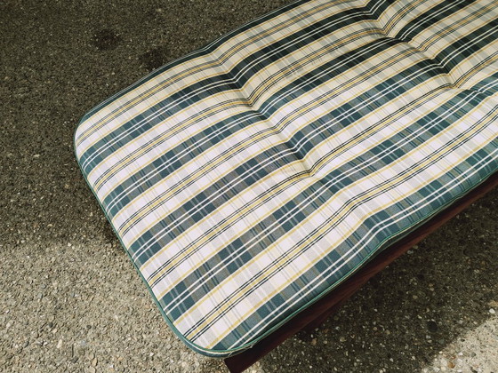 Image 1 of Barkers Traditionals teak lounger with Pandi mattress cushion