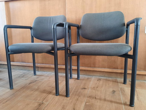 Martin Stoll G4 vergaderstoelen (1985) – set van 2 - gelabeld