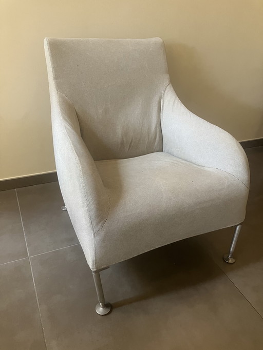 B&B Italia Glorence Loge chair by Antonio Citterio