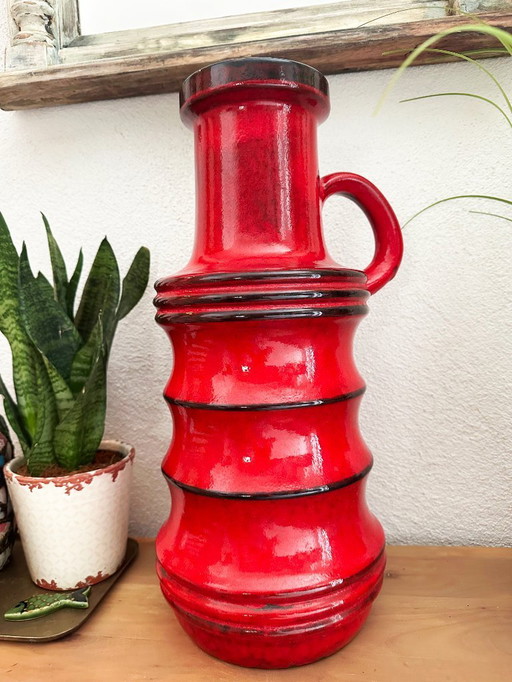 Very large West Germany ceramic vase. Germany, 1970s