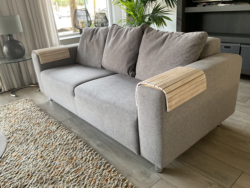 Canapé 2 places et demie avec pouf !