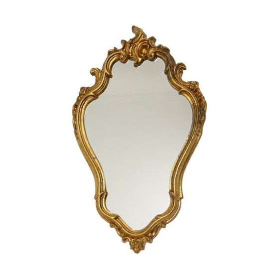 Image 1 of Franse Kuifspiegel Bladgoud Verguld 71cm