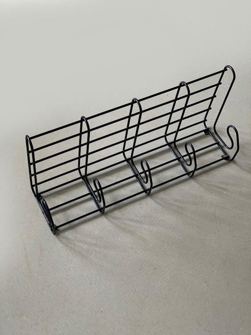 Vintage IKEA 'Frän' Wire Wall Coat Rack – 1980s – Mint Condition – kapstokken, Metal