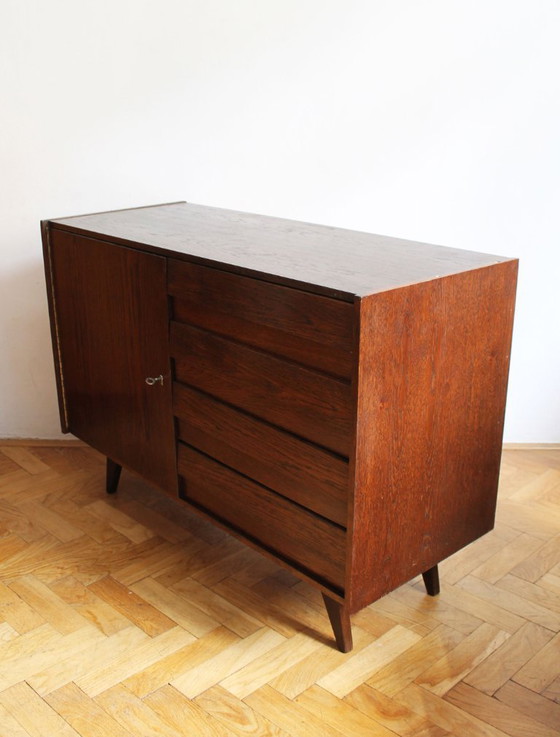 Jiří Jiroutek U-458 Sideboard – Oak – Interiér Praha – 1972 – Interier Praha, Wood (photo 13 of 17)