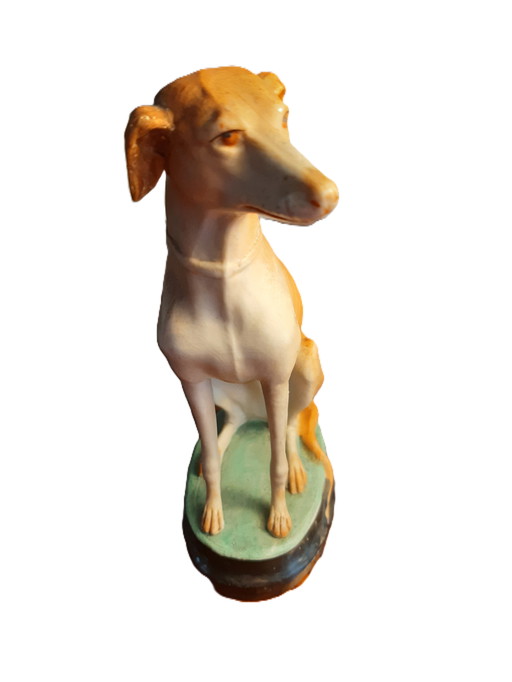 STAFFORDSHIRE COOKIE CHINA GREYHOUND