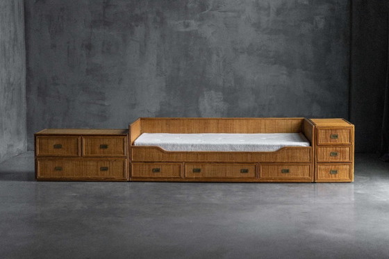 Image 1 of Sofá cama de bambú de Vivai Del Sud, Italia, década de 1970