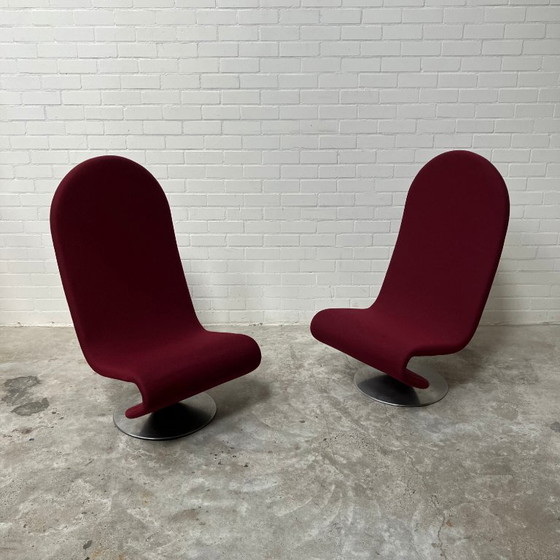 Image 1 of 2x Verner Panton Sillón 1-2-3 Respaldo alto