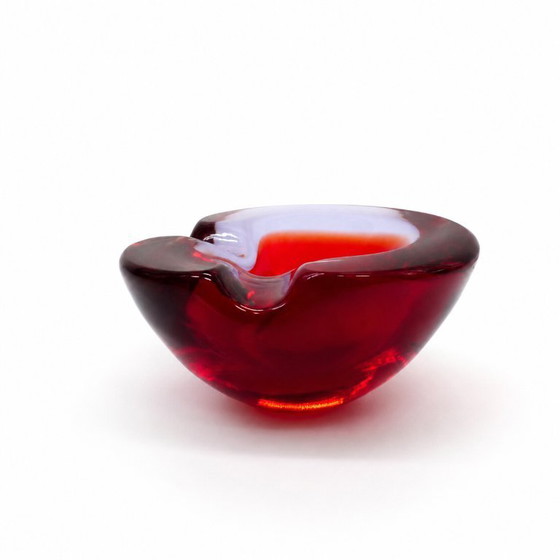 Posacenere/portagioie in vetro di Murano, Sommerso Rouge, Seguso Murano, Italia, circa 1960 – séguso, Ciotole (photo 2 of 6)