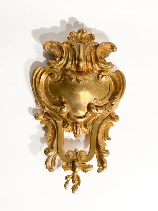 20th Century Gilt Bronze Wall Decoration with Coat of Arms – decoratieve objecten