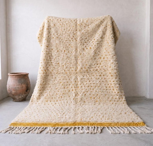 Handgemaakt vloerkleed van puur wol, traditioneel vakmanschap, afmeting 2/3 meter – Alessi, vloerkleden en tapijten, Wool