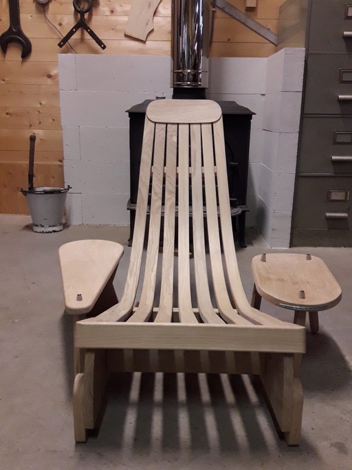 Handmade designer armchair