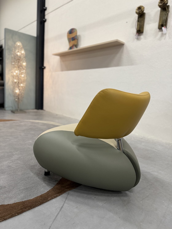 Image 1 of Leolux Pallone Fauteuil Senso leer Amber