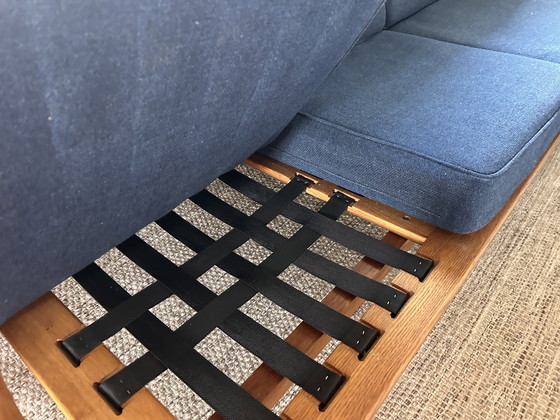 Image 1 of Erik Wørts eiken driepersoonsbank (Kolding)