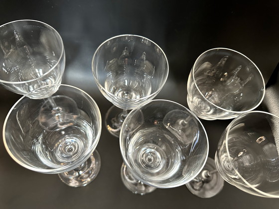 Image 1 of 6 x mundgeblasene Weingläser 1970er Jahre