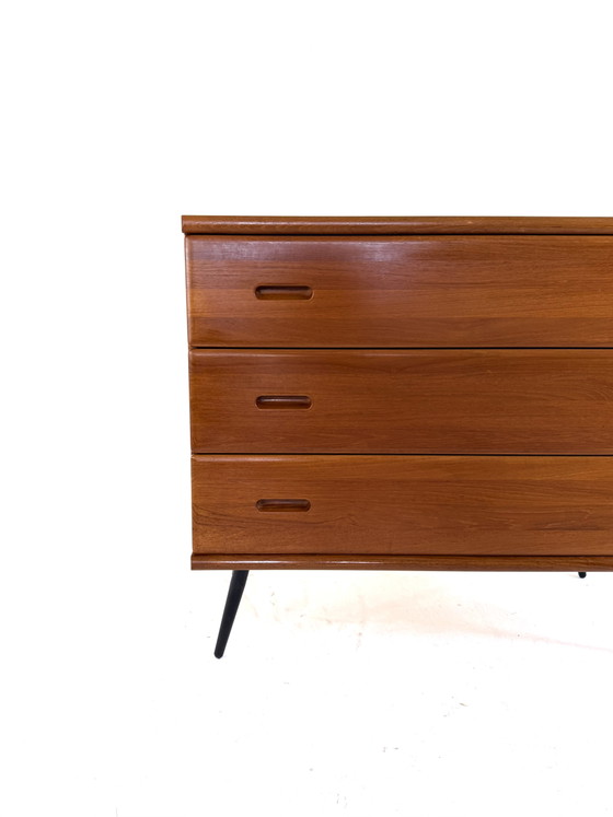 Image 1 of Cassettiera vintage XL in teak, Dyrlund '80