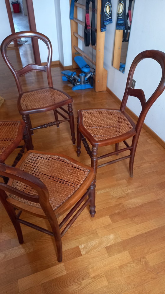 Image 1 of 4 sedie epoca stile Luigi xv