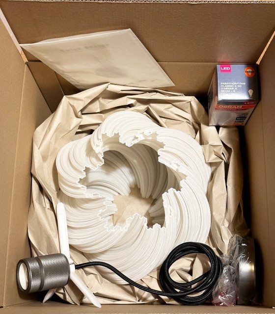 Image 1 of Morandi® 'Cristallo' #2 Lampe à suspension anti-horaire Noir