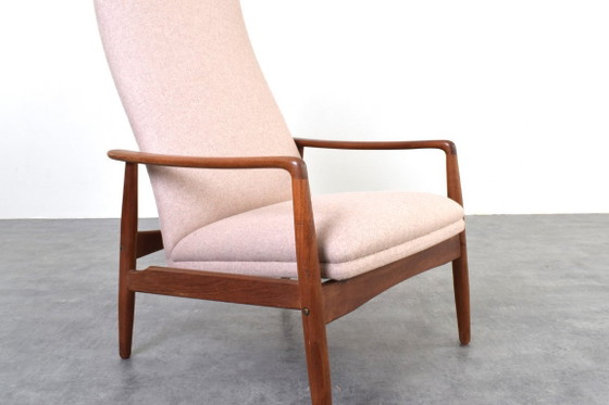 Image 1 of Fauteuil lounge danois du milieu du siècle en teck par Søren Ladefoged pour SL Møbler, années 1960.