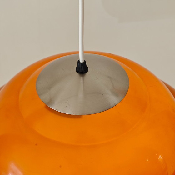 Image 1 of Suspension vintage en plastique marron