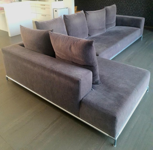 George Soft (B&B Italia): Canape + Chaise Longue Annessa – bankstel, Other, Textile