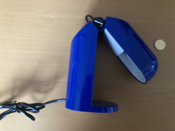 Image 1 of 2x Space Age Z-vouwbare wandlamp in monochroom blauw ontwerp gebaseerd op Manon