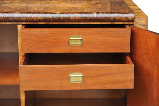 Origineel art-deco dressoir, van J. Halabala voor UP Závody, walnoothout, Tsjechië, jaren 1920 – Wood (photo 2 of 16)