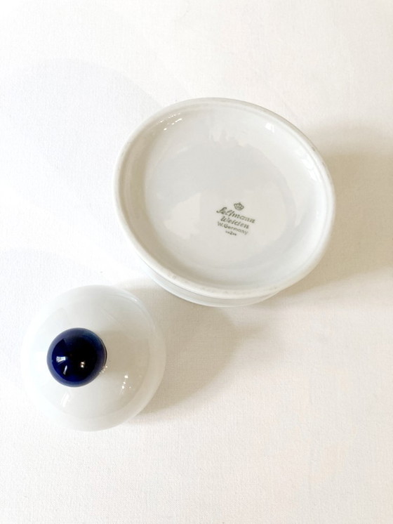 Image 1 of Coffee pot and sugar bowl in Seltmann Weiden porcelain, West Germany, Renate model, 1980s