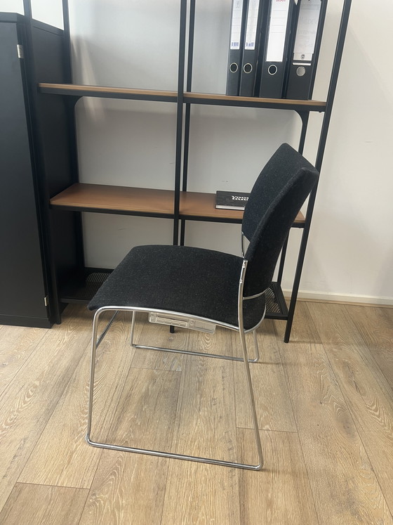 Image 1 of Casala Curvy – Konferenzstuhl – Schwarzer Bezug – 4 Stück verfügbar