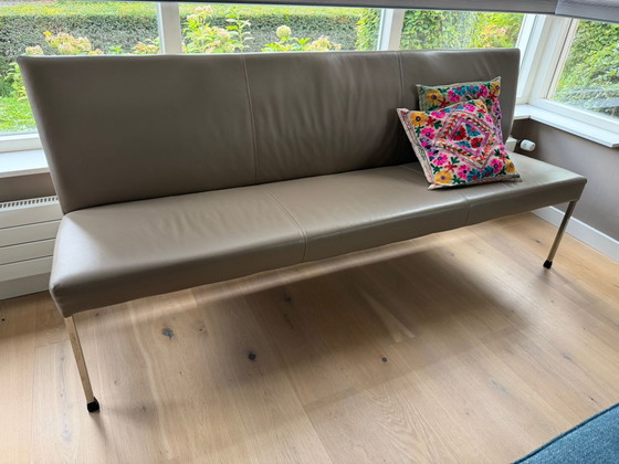 Movani Granada Essbank 200 cm - Echtleder – Bänke, Leather, Metal (photo 4 of 6)
