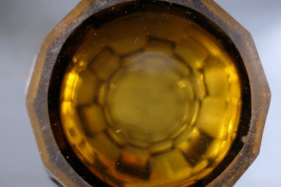 Image 1 of Vaso in vetro Art Déco color ambra