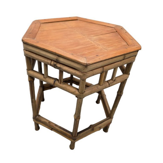 Image 1 of Tavolo vintage per piante in bambù