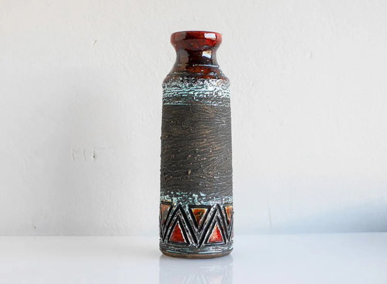Image 1 of Vases en céramique scandinave moderne du milieu du siècle, de Tilgmans, Suède, lot de 2