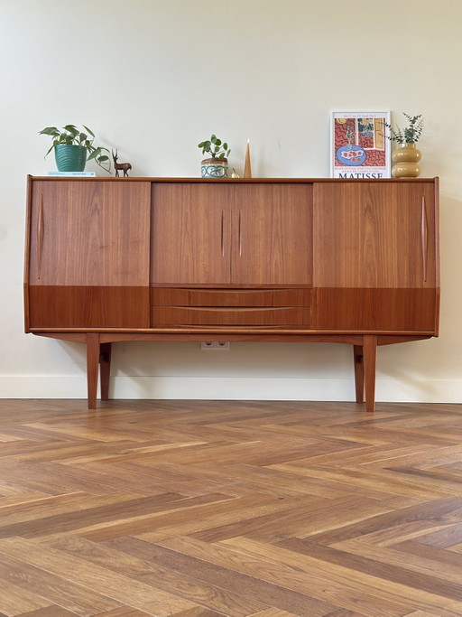Vintage Highboard Danish Design E.W. Bach Wood 1950s/60s – buffetkasten