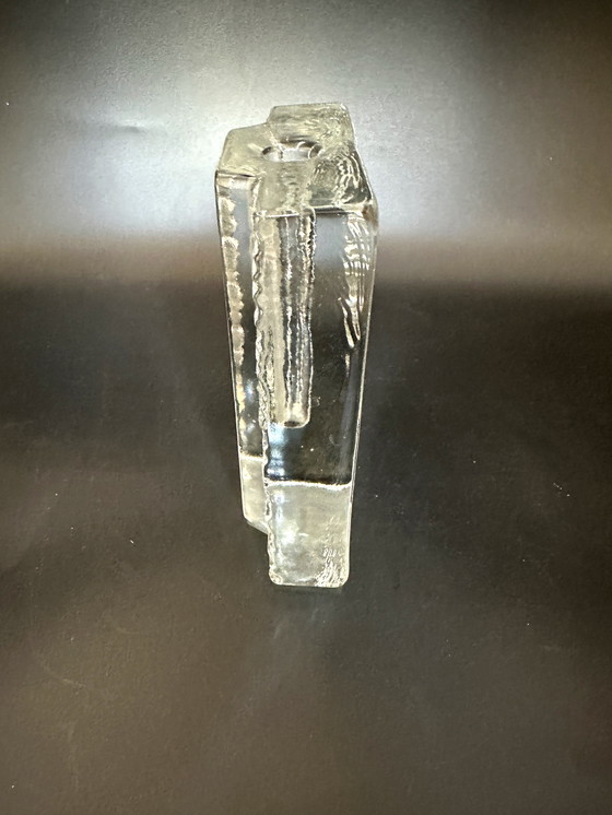 Image 1 of Walther Glass Solifleur Block Vase On Art