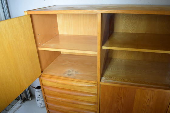 Image 1 of Buffet haut vintage Hellerau F. Ehrlich des années 1950