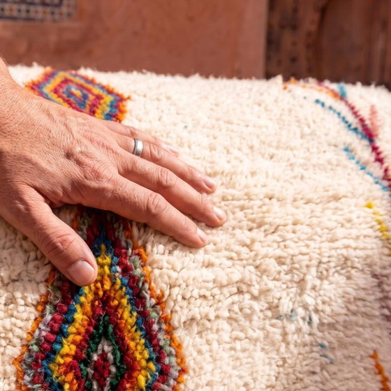 Tapis Berbère Fait Main – Douceur, Authenticiteit & Caractère 200cmx300cm – Vloerkleden en tapijten, Cotton (photo 3 of 9)