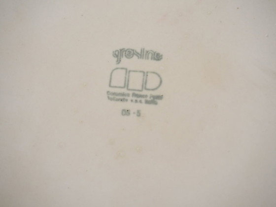 Image 1 of x4 Ciotole Vintage Franco Pozzi - Ceramica bianca con finiture nere